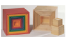 Пирамидка-матрешка из кубиков 